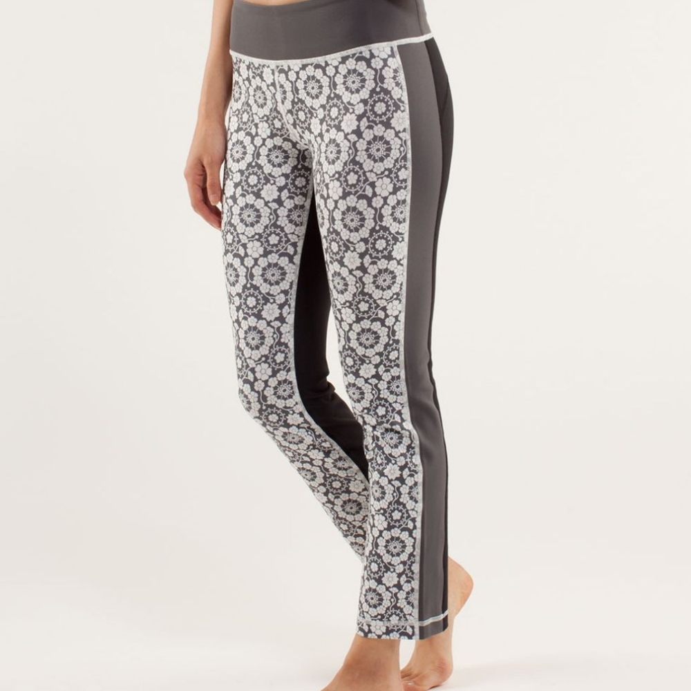 Lululemon Compass Pants-Twiggy Printed Nimbus/Soot Light Size 8